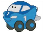 Chubby Race Cars 006 Blue VaBoom (image for) Chubby Race Cars 006 Blue VaBoom